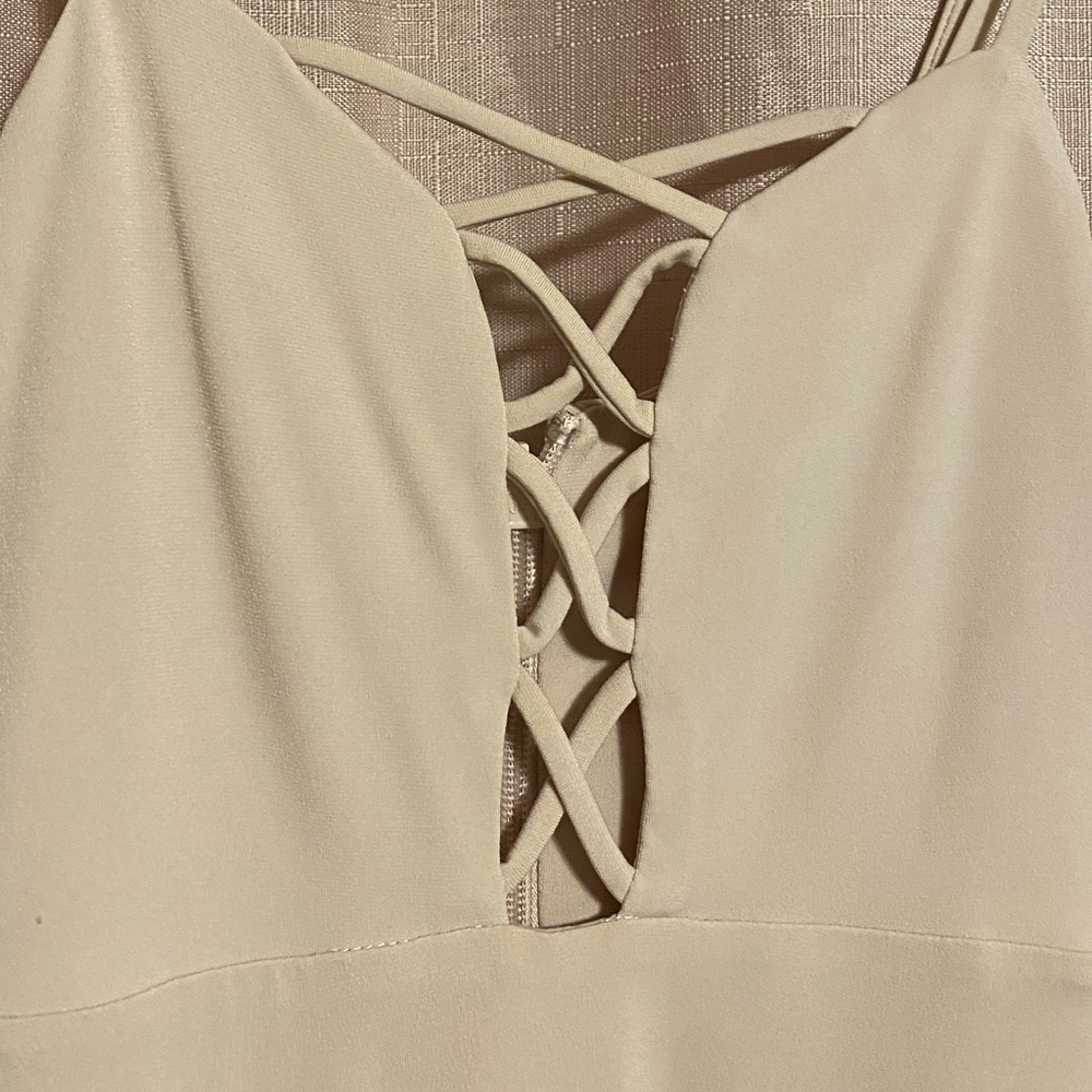 Beige Nookie Dress In Size Small